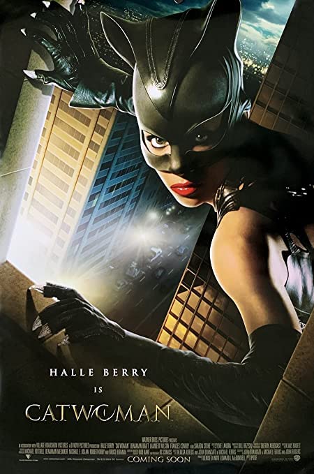 ★初版！両面プリント！2004年★US ワンシート「キャットウーマン」ハルベリー Amazon.com: CATWOMAN (2004) Authentic Original Movie Poster