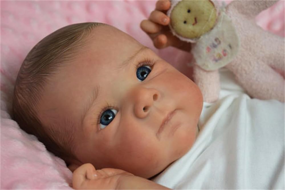 Zero pam Reborn Baby Lebensechte 45CM Babypuppen Puppe Wie Echtes Baby Echte Babypuppe Newborn Reborn Puppe