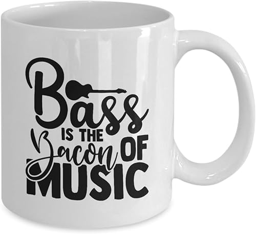 Miniatura 6 de Bass Is The Bacon Of Music mug, Music lover's gift, Bass and bacon coffee cup, Bass player's favorite mug, Birthday Christmas Gift Idea