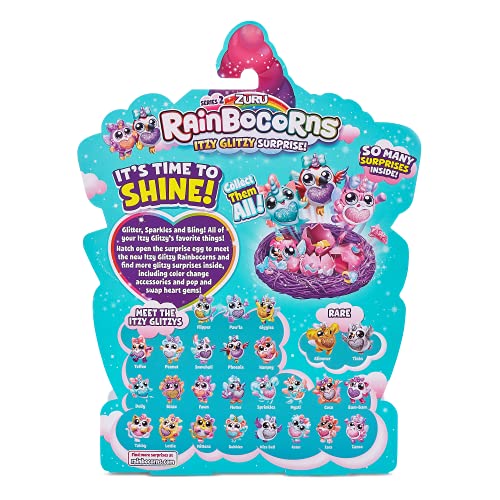 ZURU Rainbocorns - Itzy Glitzy Surprise Serie 2, 4-Pack (30252)