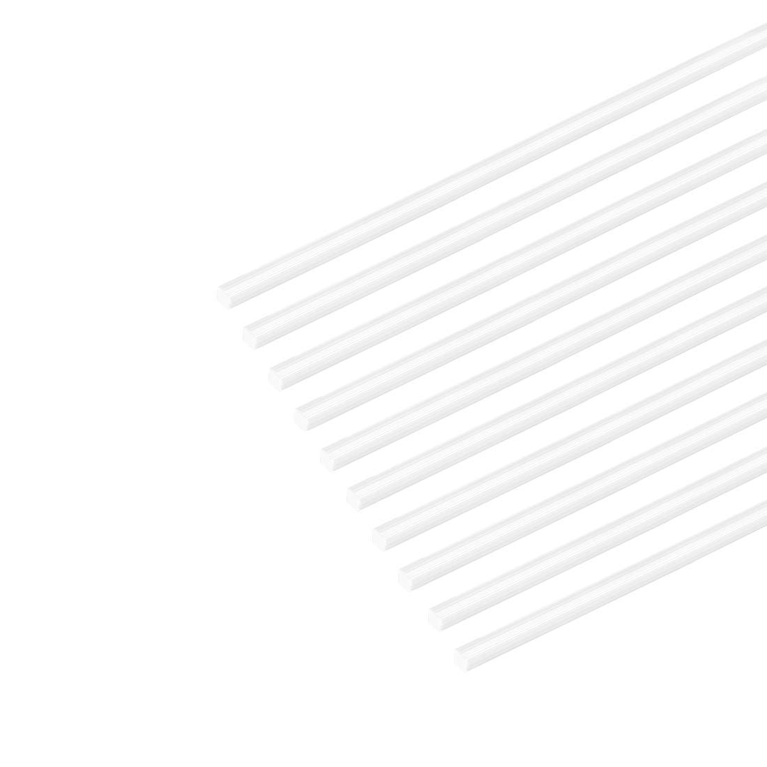 Plastic Abs Lavorazione Tubi ABS Quadrati 10x10x250mm - Confezione Da 20 Pezzi Per Modellismo E Fai Da Te Tubi Abs 10x10mm 250mm - Foto 5