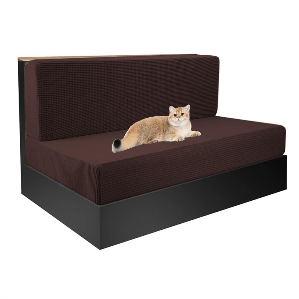 Fodere Elastiche Per Cuscini Camper - Coprisedili Lavabili Per Dinette, Divano 2 Posti, Colore Rosso Vino - Foto 7