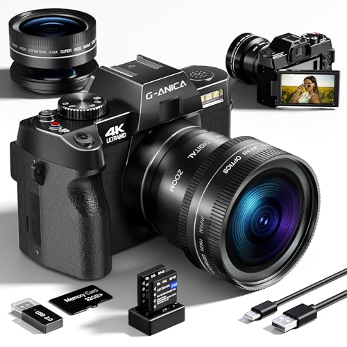 4K Digital Camera 48MP with WiFi