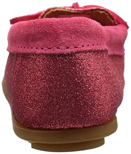 Minnetonka Glitter Moc,Hot Pink,4 M Us Big Kid #TOP2