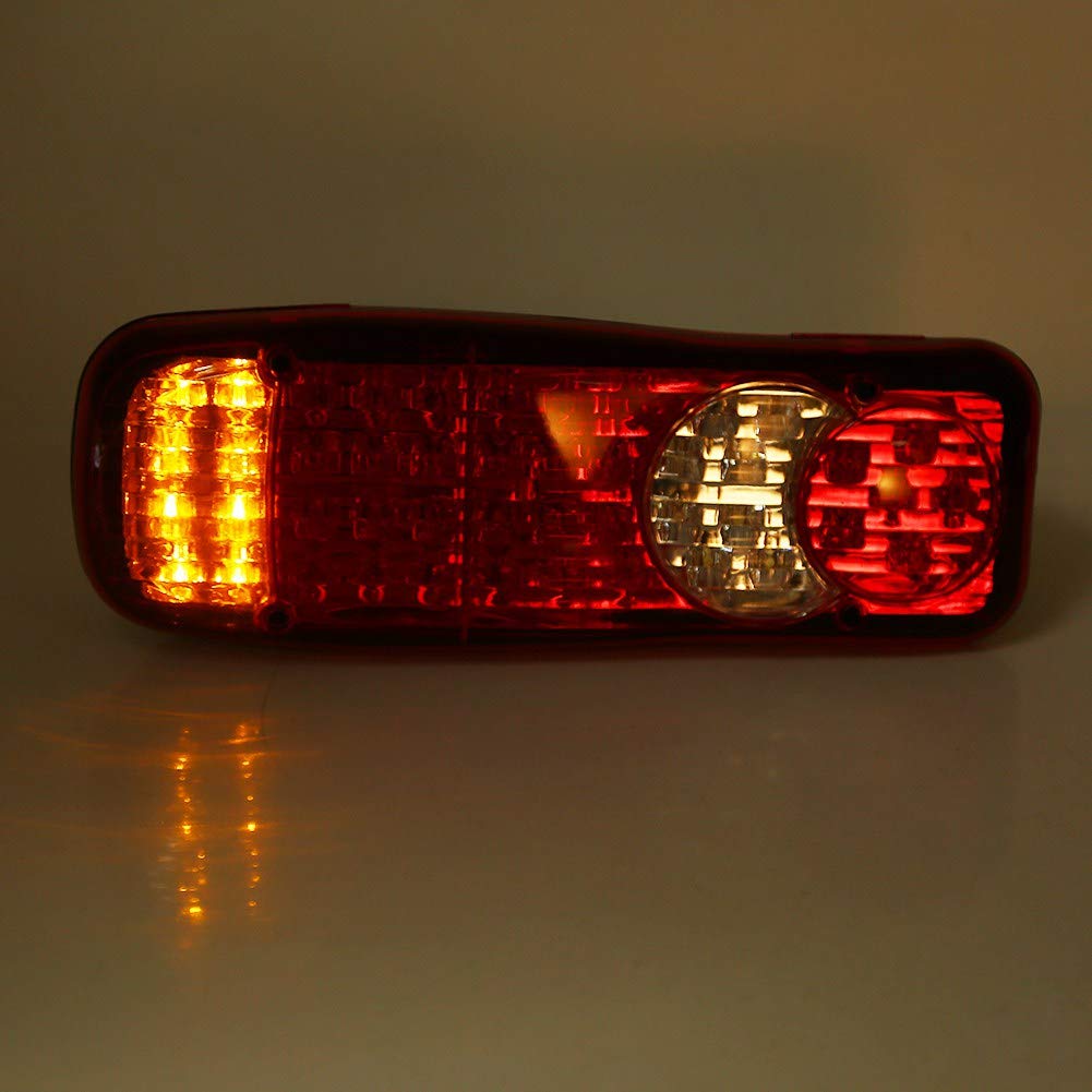 Bediffer 2 szt. 12 V samochodowa lampa tylna LED ciężarówka samochód ciężarowy wskaźnik zatrzymania przyczepa tylna lampa 46 diod LED światła hamowania do samochodów ciężarowych furgonetek
