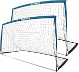 ministerlaan 274 Design unique du cadre : design trapézoïdal spécial avec tiges en fibre de verre pliables de 11 mm, ce qui rend les buts de football de 2,7 x 1,5 m plus résistants et flexibles. En utilisant un tissu épais Oxford 420D amélioré et des filets de football en polyester de 2,7 x 1,5 m, nos buts de football sont parfaitement durables et cousus pour empêcher les déchirures.