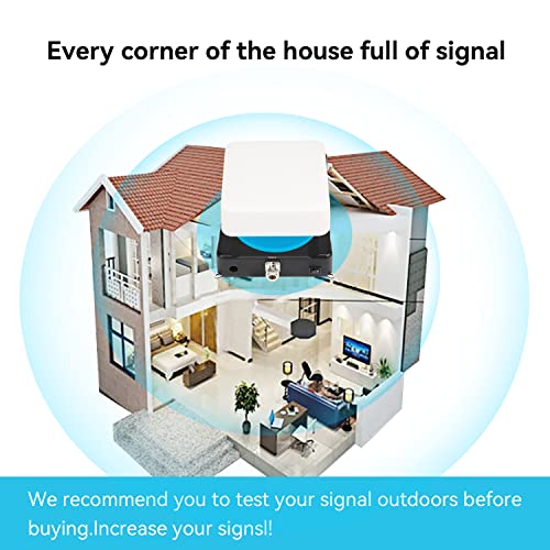 Amsignalbars Cell Phone Booster For Home And Office,Up To 5,000Sq Ft,Cell Phone Signal Booster Kit,Boost 5G 4G Lte Data For Verizon At&T T-Mobile And All U.s. Carriers, Fcc Approved #TOP3