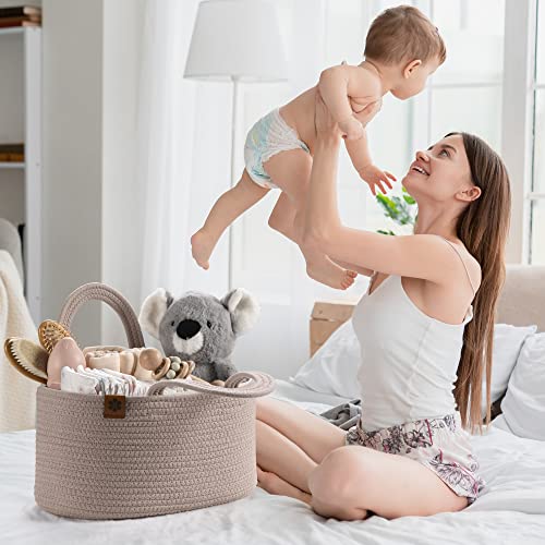 image for PeraBella Baby Diaper Caddy Organizer, Diaper Organizer for Changing T