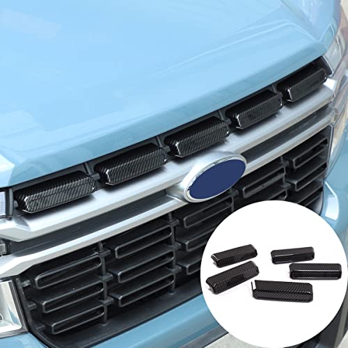 Image of Car Front Bumper Grille Covers Compatible with Ford Maverick 2022 Car Front Grille Mesh Inserts Trim Cover Front Grill Mesh Inserts Clip-in Grille Guard Car Air Inlet Vent Grille Cover ABS Accessories