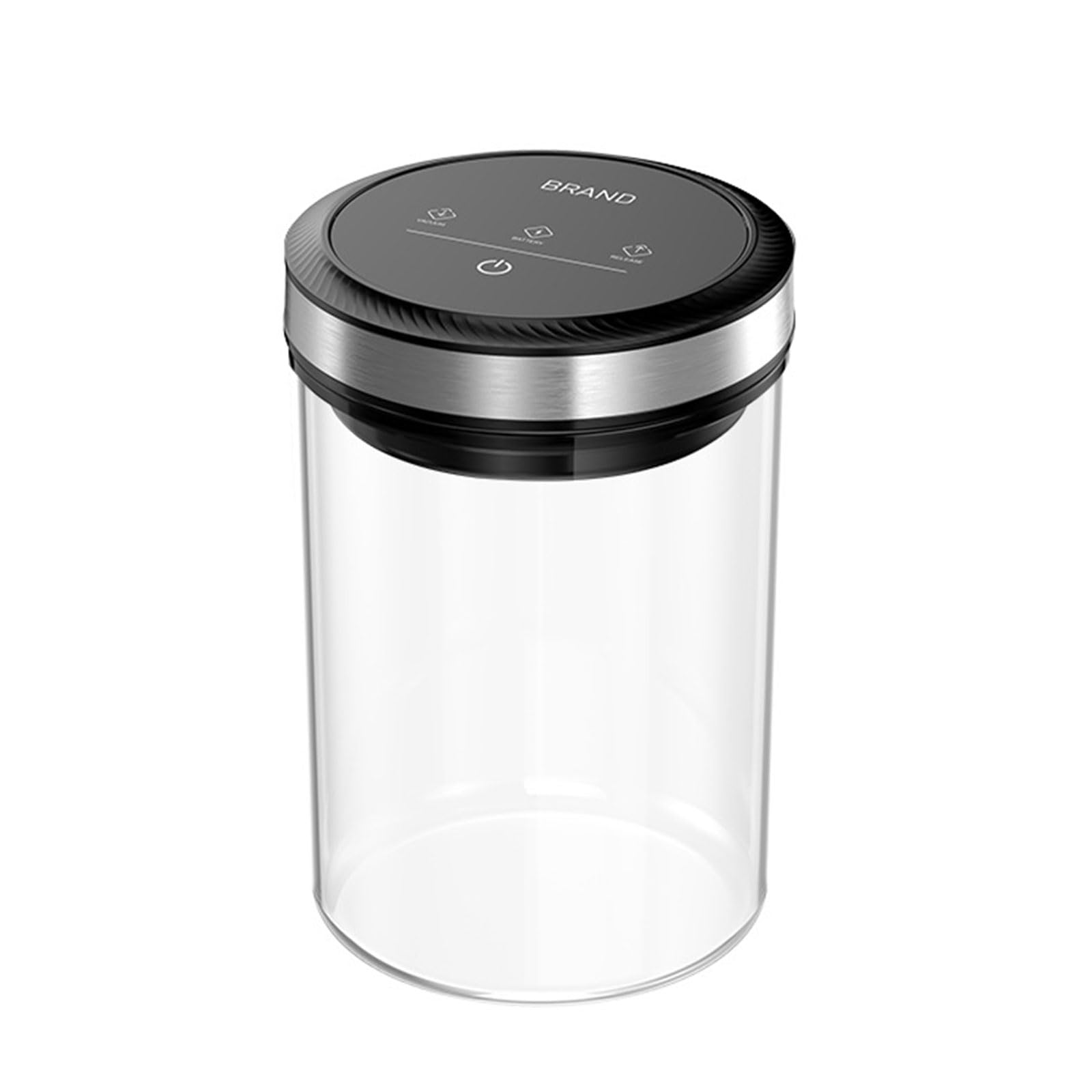 Automatic Vacuum Food Saver Container with Rechargeable Battery Leakproof for Dry Goods Kitchen Auto Vacuum Storage Container Storage Jar Electric Coffee Canister Portable Food Automatic Saver
