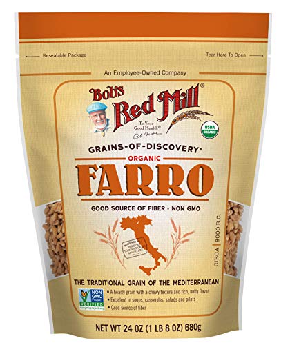 Bob's Red Mill Organic Farro Grain, 24-ounce (Pack of 4)