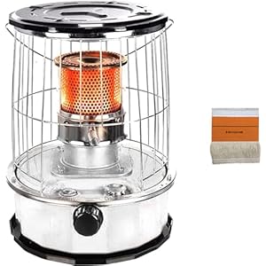 Niet-elektrische kachels voor gebruik binnenshuis, kerosineverwarming, draagbare multifunctionele kachel voor thuis camping tenten koken, geen geuren, roestvrijstalen olieverwarming (maat: B)