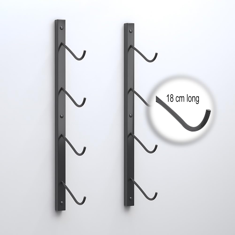 Almacenamiento De Esquís Montado En La Pared, Soporte Para Esquís En El 4.º, 5.º, 6.º O 7.º Piso, Estante Para Exhibir Tablas De Snowboard Y Esquís, Para El Hogar, La Habitación Y El Garaje(Height-85