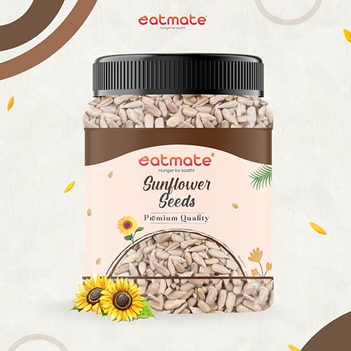Image of Eatmate Premium Sunflower Seeds 1Kg | Raw Non-GMO Edible Seeds | High Protein, Fibre & Vitamin E | Healthy Diet Food for Snacking, Salads, Baking, Breakfast & Smoothies