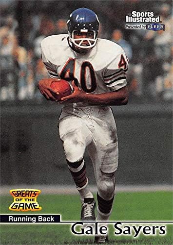 Gale Sayers Football Card (Chicago Bears) 1999 Fleer Sports Illustrated Greats of the Game #35