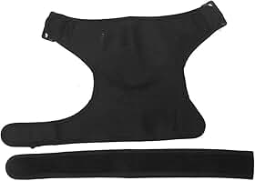 Barbell Shoulder Pad Esporte Braço Guarda Único Ombro Belt Fitness Protective Gear Respirável Confortável Neoprene Material Preto Tamanho Livre Ajustável para Ginásio Workout