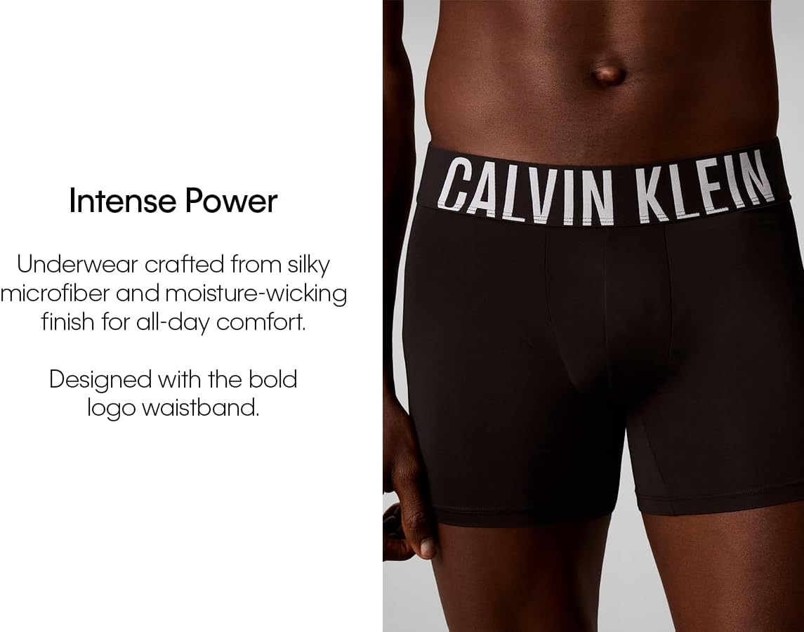 Calvin Klein mens Intense Power 3-pack Low Rise Trunk