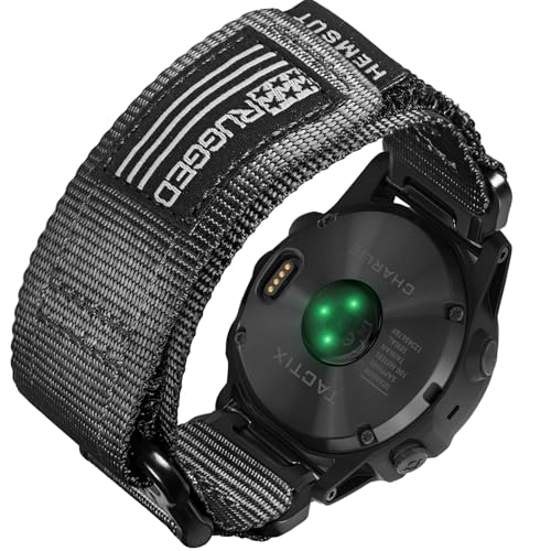 Correa deportiva nylon 22mm compatible Garmin miniatura 1