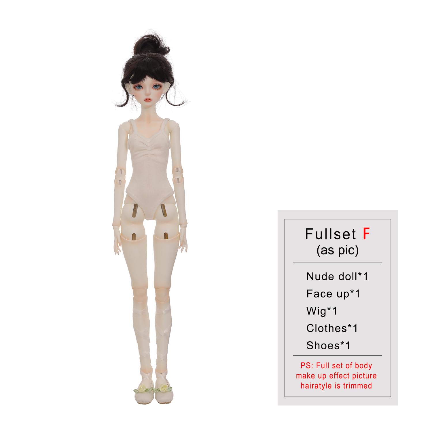 1/4 Celia Fullset F BJD Puppe Harz Spielzeug für 15 + Jahre Alt