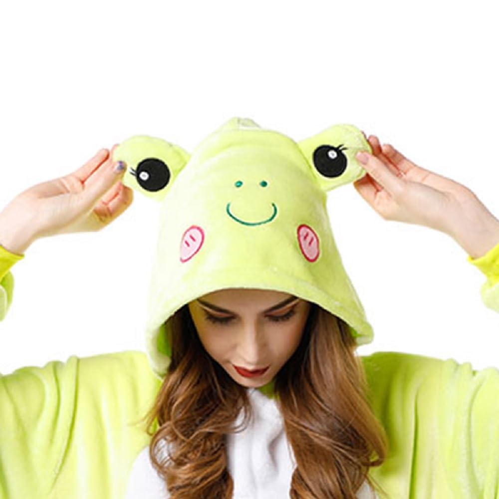 Zureto Frosch Onesie piżama dla dorosłych, uniseks, dla dorosłych, na Boże Narodzenie, Halloween, cosplay