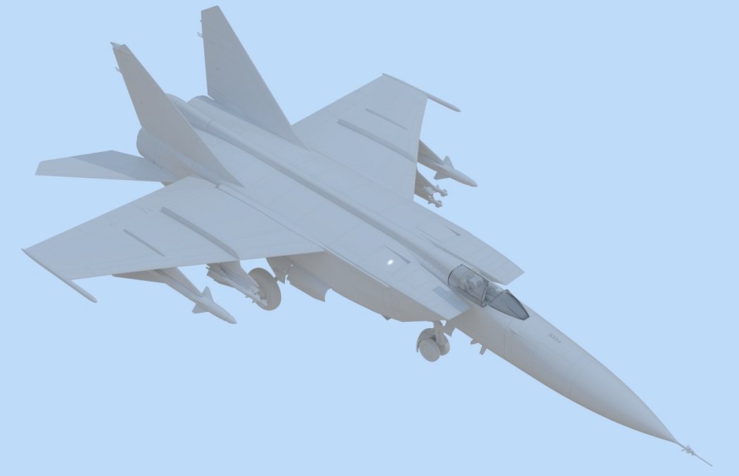 ICM 48903 - Maqueta de MiG-25 PD, Interceptor Soviet Fighter