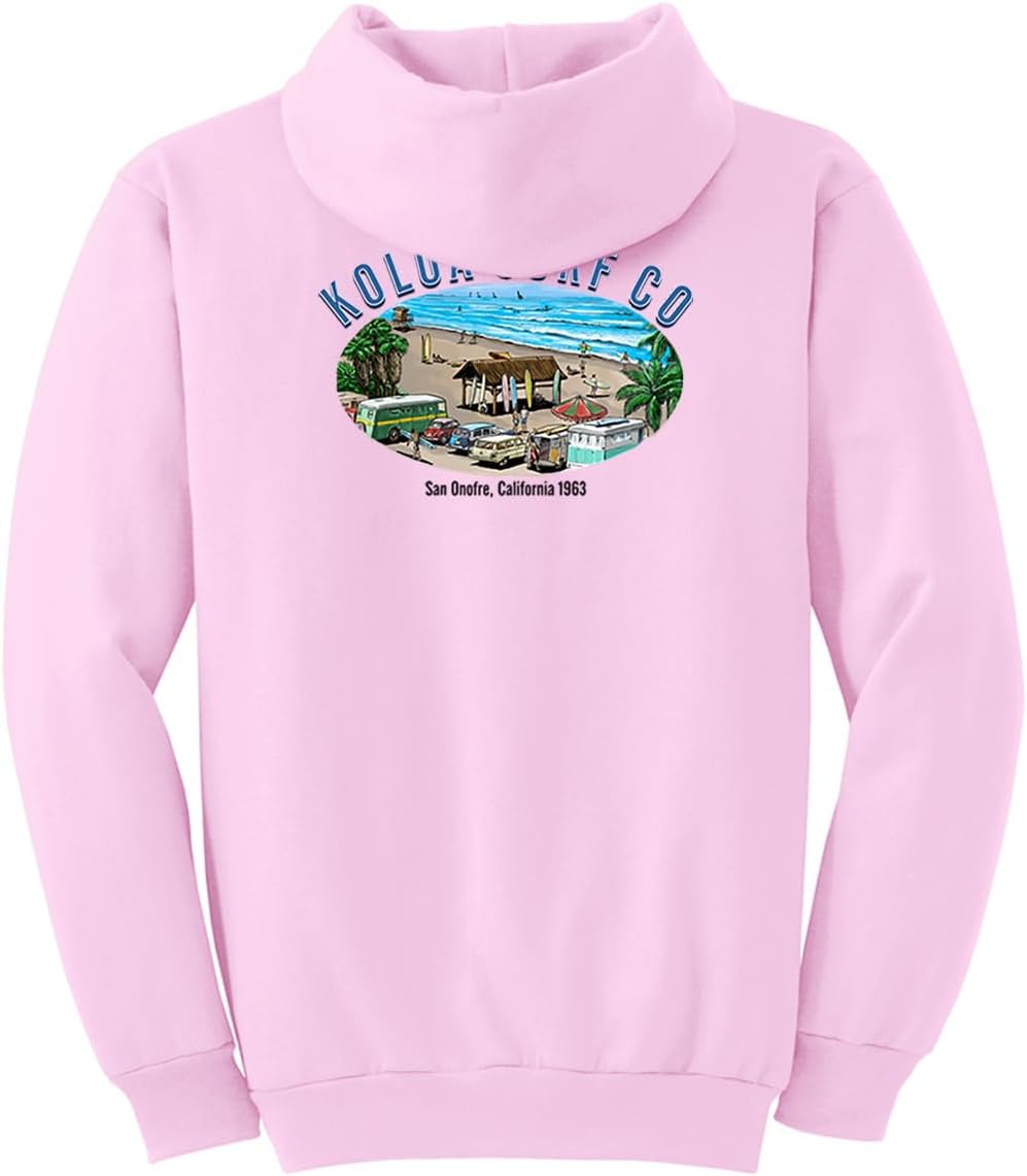 Koloa Surf Mens San Onofre Logo Pullover Hoodie in Small - 5X-Large