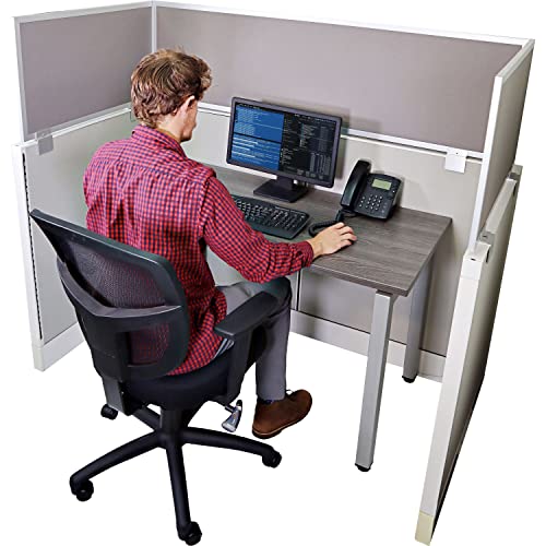 OBEX Acoustical Cubicle Privacy Screen Extender, Desk Panel & Office Divider, Add Separation & Block Noise, 18