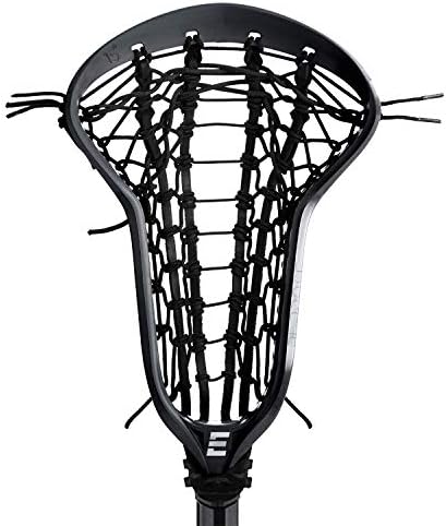 Epoch Women's Purpose Lacrosse Head with Ladder Pocket and 15-Degree Bottom Rail, Black