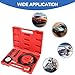 WUODAO Oil Pressure Tester Tool 0-140 PSI PressureTestDiagnostic Tools Engine Oil Pressure Tester Tool kit for car ATVs Trucks