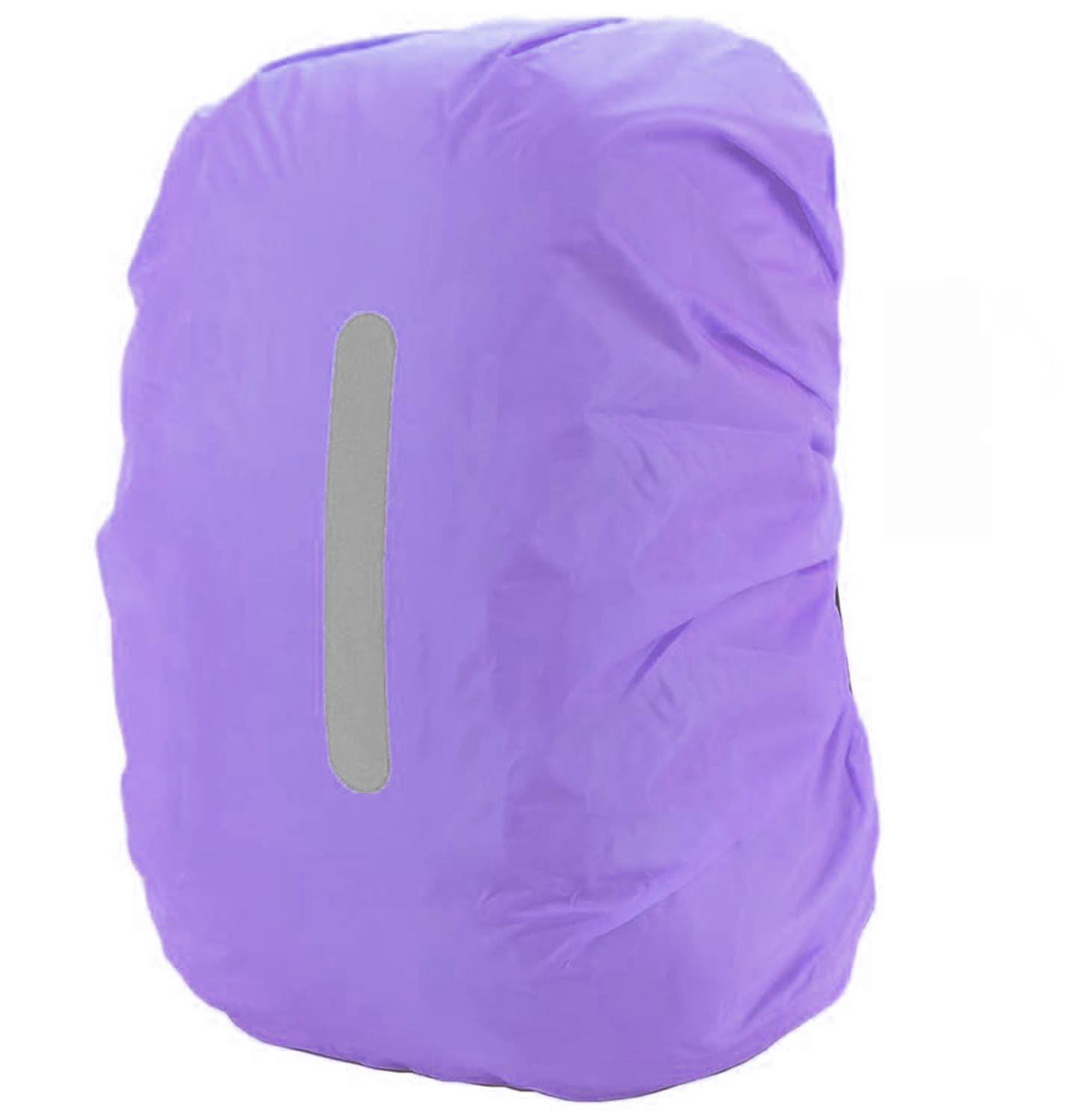 PINEPAN Regenschutz für Rucksäcke mit reflektierenden Streifen, 15L-100L, wasserdichter Rucksack-Regenschutz, Schultasche für Wandern, Camping, Reisen, Radfahren