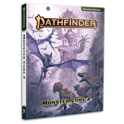 Pathfinder Monster Core 2 Hardcover - 376 Pages | Over 300 Monsters | Second Edition Remaster RPG Rulebook | Official Paizo Gaming Guide