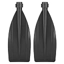 Vbestlife Paddle Blade, 1 Pair Kayak Canoe Paddle Blade Leaf Oar Replacement Part Kayak Accessories Black Kayak Paddle Replacement Blade gallery image