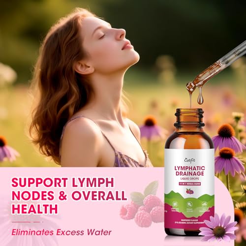 Lymphatic Drainage Drops Supplements Lymph Support Fluid Retention 2 Fl Oz - image 4