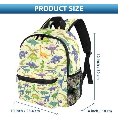 Petit sac à dos décontracté à imprimé dinosaure de haute résistance - 2