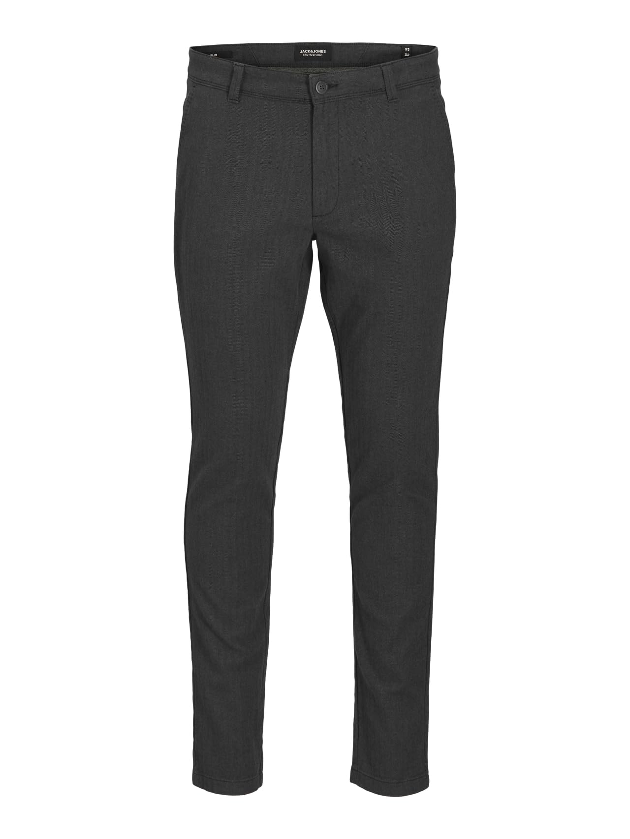 JACK & JONES Jpstmarco Bowie Winter Chino Sn, Dark Grey, 34 W/32 L
