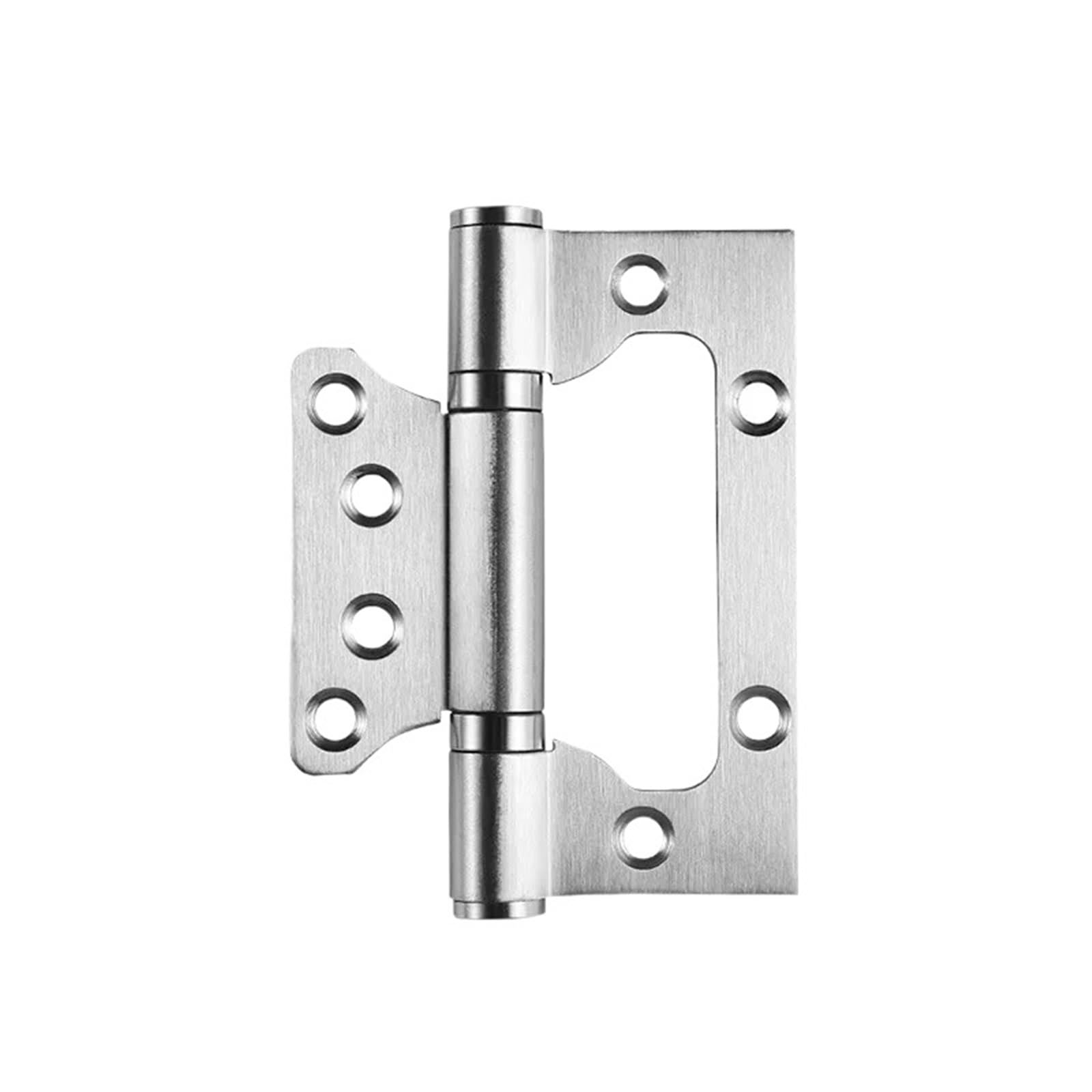 Bisagra de acero inoxidable de 4 pulgadas for puerta de baño, pestillo de bisagra con cojinete silencioso, pestillo de puerta con bisagra silenciosa