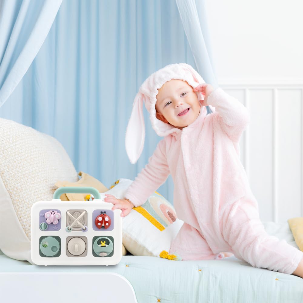 Baby Activity Board Toy with Handle - Image 4