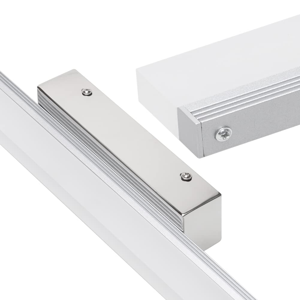 Klighten Lampara LED de Espejo Baño 14W 60cm, IP44 Apliques de Baño, Luz Pared Espejo Moderno, 910 Lumen, 110-240V, Blanco Frío 6000K
