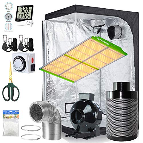 BloomGrow Alphapar LED Grow Tent Complete Kit 400W New Tech Pro Full