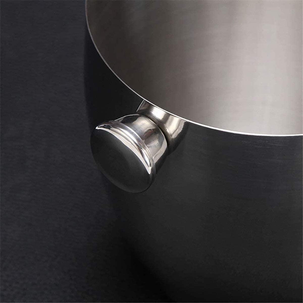 HSF 1.5L Cubos de Hielo con Pinzas de Hielo Cubo de Hielo de Acero Inoxidable pequeño con asa, Cubo de Hielo portátil Champagne Bucket Metal Decorativo Refrigerador Cubiteras