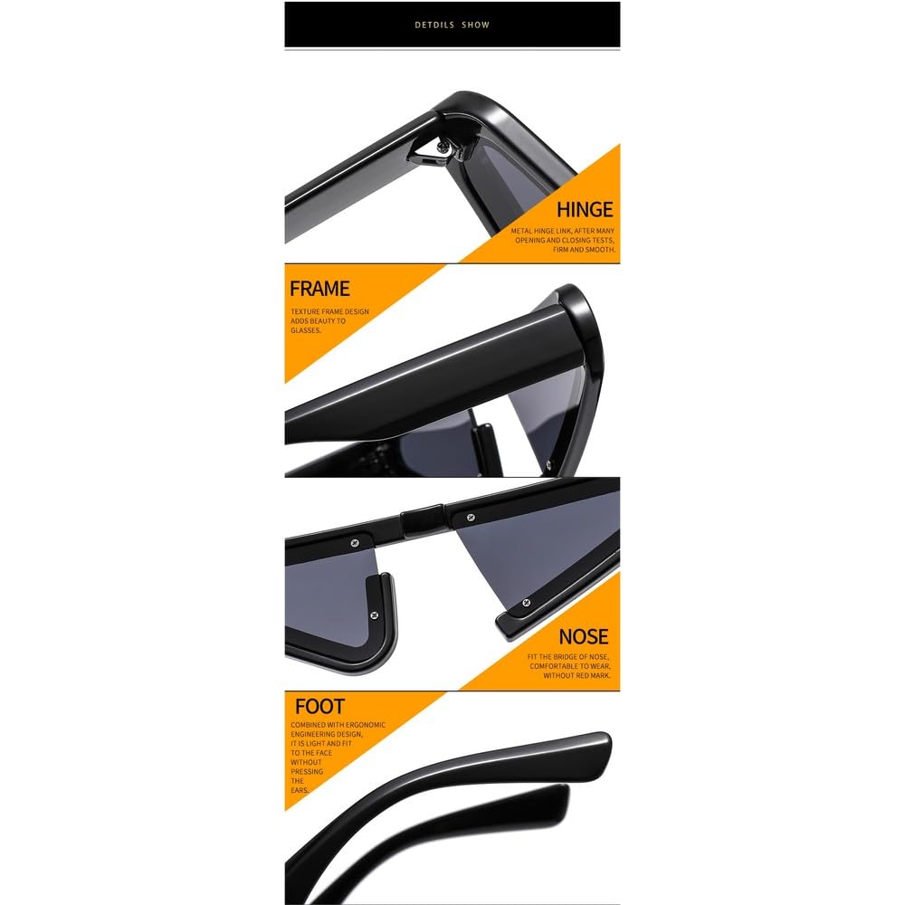 Vintage unikalne okulary przeciwsłoneczne kocie oko moda damska półoprawki gradientowe okulary przeciwsłoneczne UV400 męskie trójkątne okulary przeciwsłoneczne
