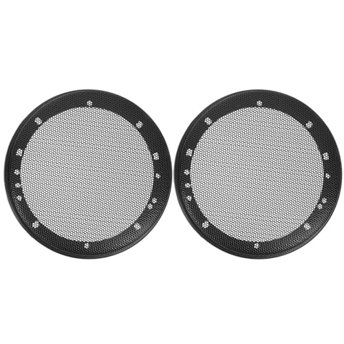 Rejilla para altavoces coche de metal resistente para proteger subwoofer contra golpes 2 uds