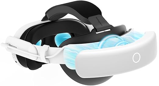 Sonicgrace S3 Pro Battery Head Strap for Meta Quest 3 and Quest 3S, 20W Fast Charging with Magnetic Battery Pack, Comfort VR Headset Strap Replacement Accessories