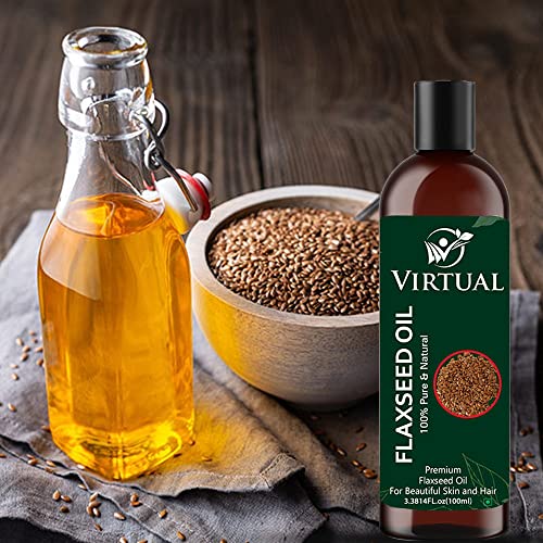 Image of VIRTUAL Pure Essential Oil For Stronger Hair, Body Skin Care, Moisturizing Dry Skin, Eyelash & Nails Cold Pressed Oil With No Mineral & Silicones