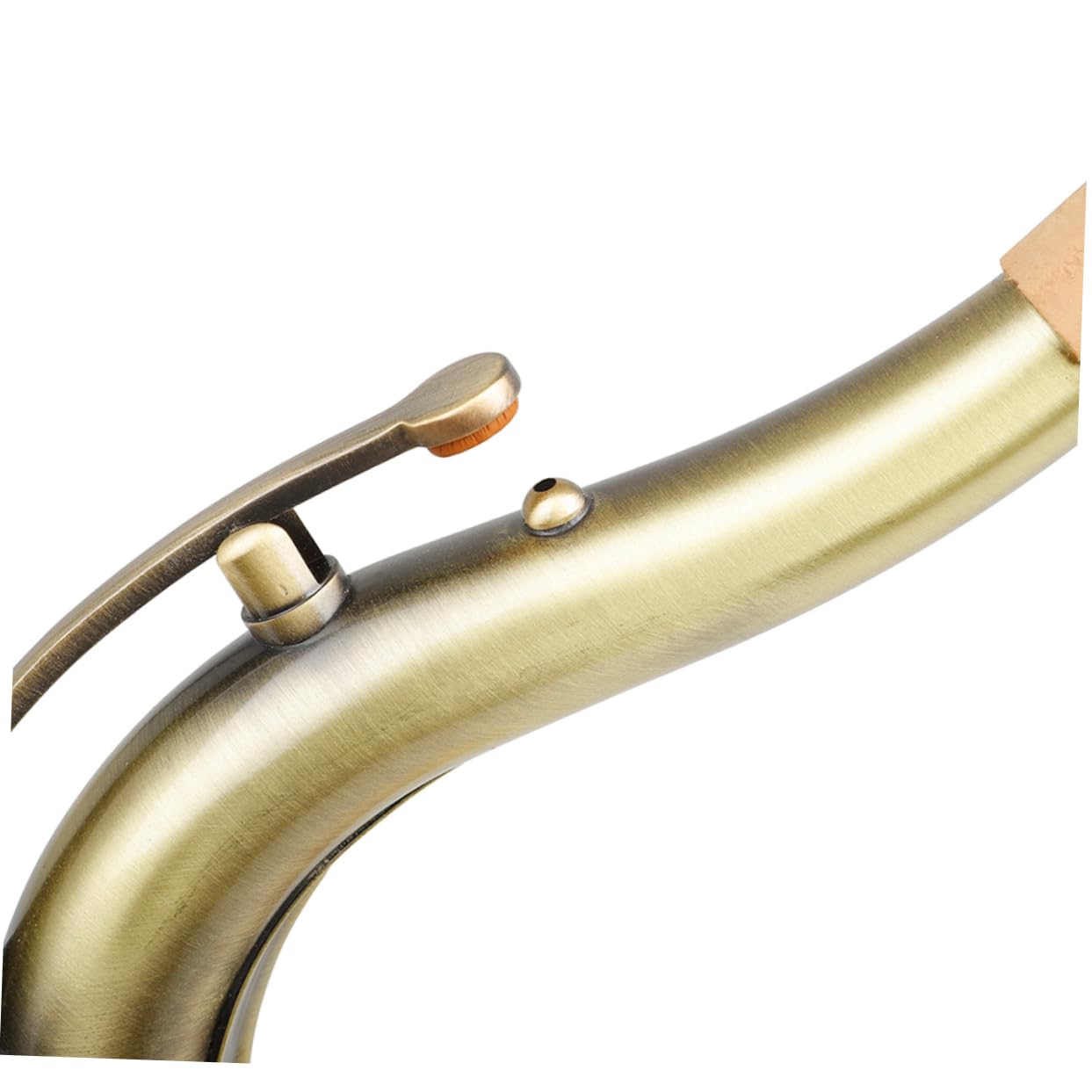 TOYANDONA Sostituzione Del Manico Del Sassofono in Ottone Parte Del Sassofono Contralto Kit Manico Piegato Accessori Per Strumenti Musicali