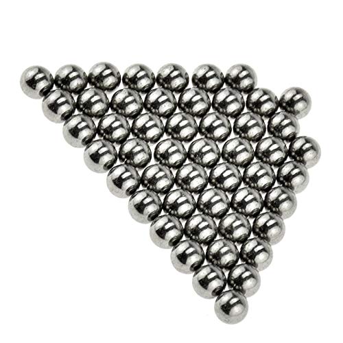 ASR Outdoor 6mm Sling Shot Steel Ball Ammo, 50 Piece Set