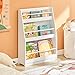 Imagen de SoBuy Librería Infantil Montessori Estantería Libros Infantil Biblioteca con 3 Estantes Organizador Juguetes Estanteria Habitacion Niños Blanco 58x18x81cm KMB45-W