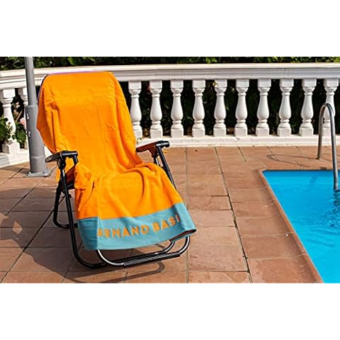 Toalla de Playa Armand Basi 62 Naranja Cover