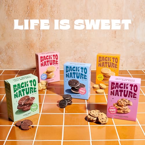 Image of Back to Nature - Fudge Striped Cookies - Made with Ingredients like Wheat Flour - Vegan and Non-GMO - Seriously Tasty Snack - 7.7 Ounce (Pack of 2)