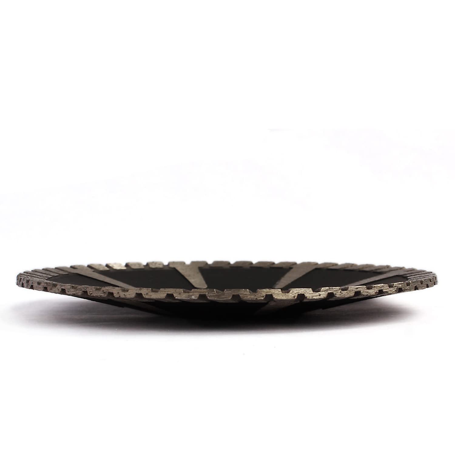 Disque Diamant Concave Pour Granit Et Pierre - Coupes Courbes, Alésage 22.23 Mm, Hauteur Segment 9 Mm